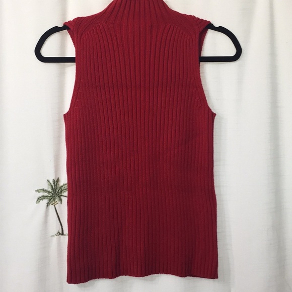 Petite Sophisticate Sleeveless Sweater - Picture 4 of 6